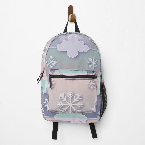 Item preview, Pastel Snowflakes and Clouds Winter Pattern designed and sold by PragmaticP.
