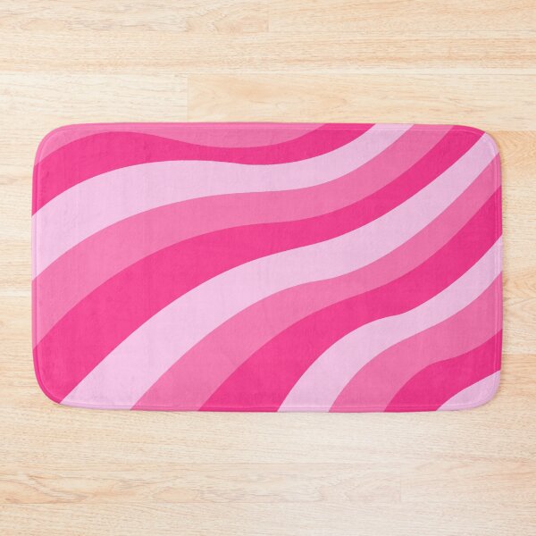 Item preview, Pink color zebra wavy thick stripes background  designed and sold by SpinklyCreations.