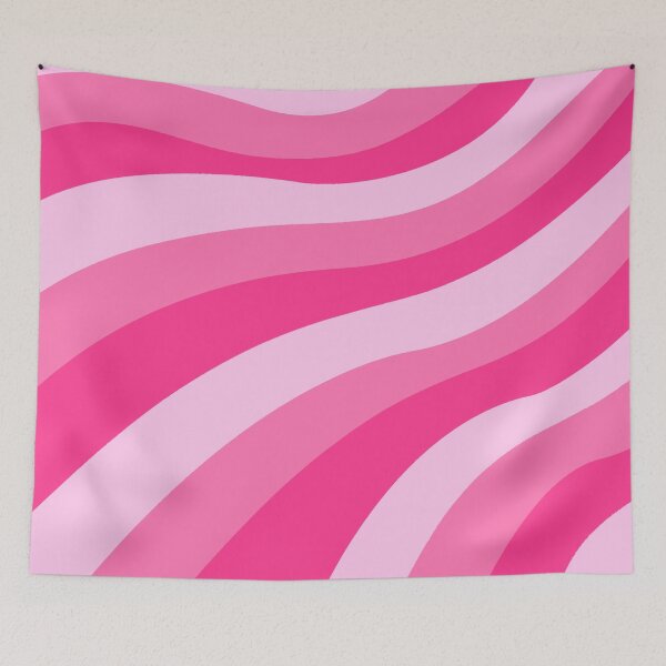 Item preview, Pink color zebra wavy thick stripes background  designed and sold by SpinklyCreations.