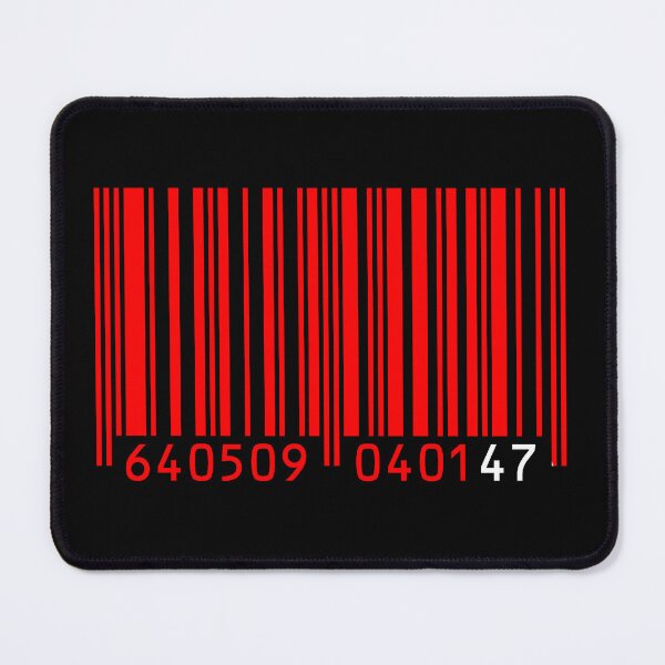 Item preview, 47's Barcode red designed and sold by Gam3Wear.