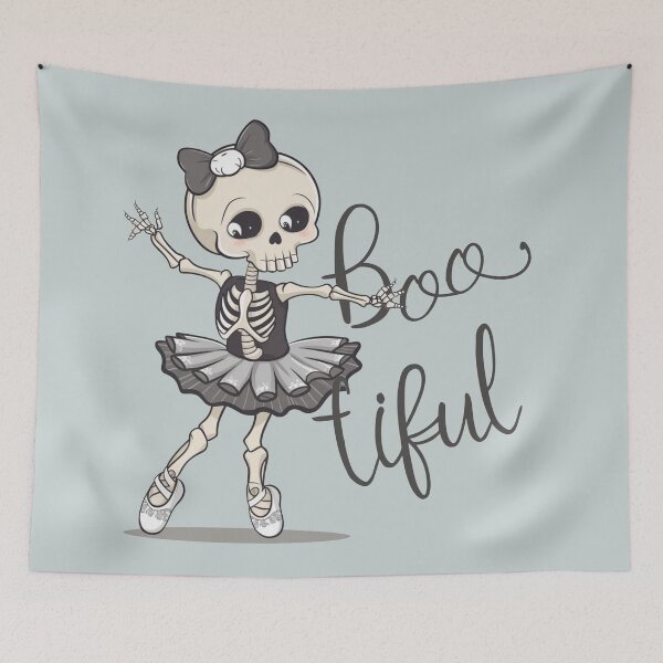 Item preview, Boo-tiful Ballerina Skeleton: Playful Halloween Design designed and sold by KennerTH.