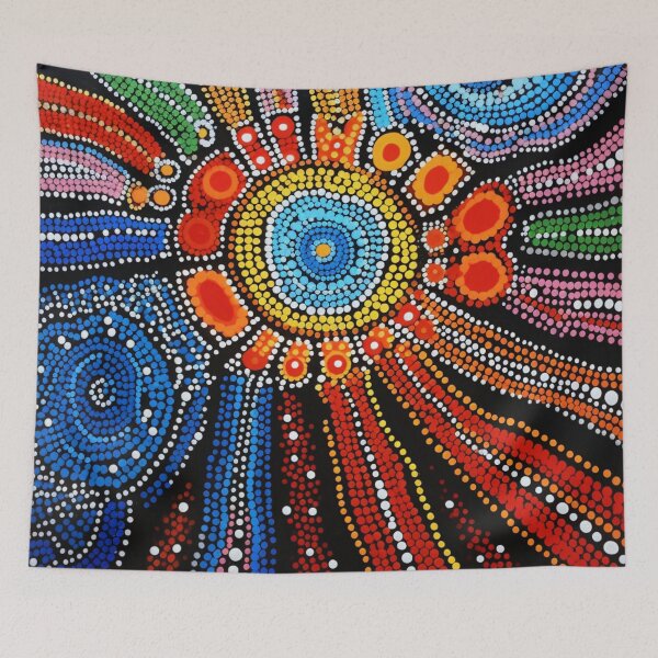 Item preview, Aboriginal Inspired Dot Art - Epicenter designed and sold by GrinGalore.