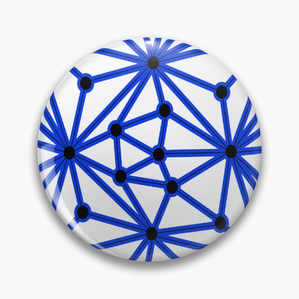 Item preview, Abstract geometric pattern - blue. designed and sold by K.S ART.