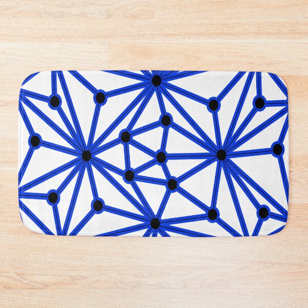 Item preview, Abstract geometric pattern - blue. designed and sold by K.S ART.