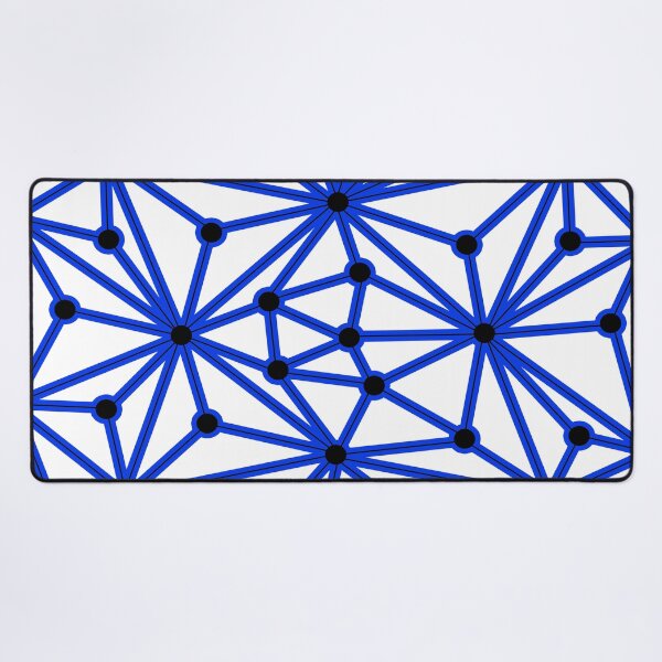 Item preview, Abstract geometric pattern - blue. designed and sold by K.S ART.