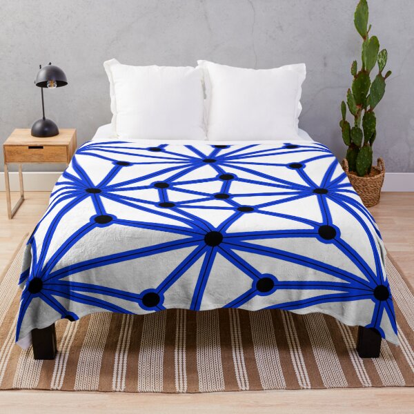 Item preview, Abstract geometric pattern - blue. designed and sold by K.S ART.