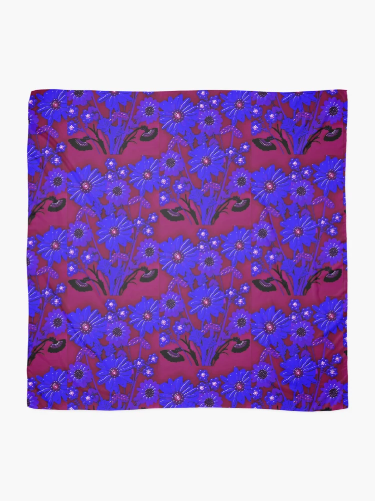 Thumbnail 2 of 3, Scarf, SSBD. Raspberry Blue designed and sold by bekki smith.