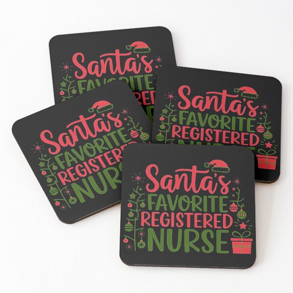 Item preview, Santa’s Favorite Registered Nurse Christmas design designed and sold by love3617.