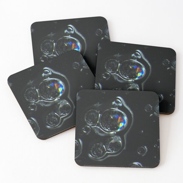 Item preview, Bubbles on a black background  designed and sold by A grain of sand.