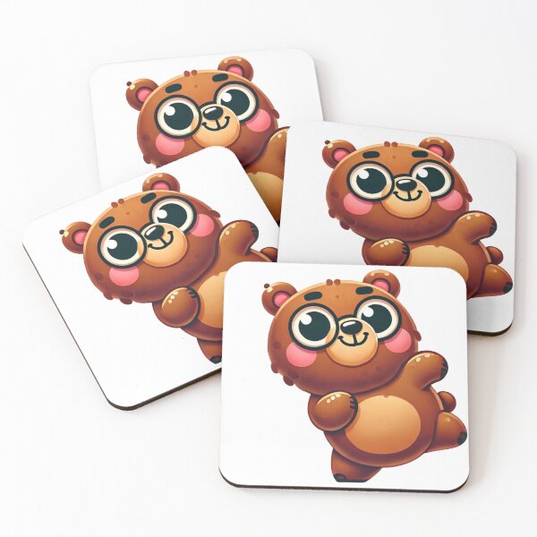 Item preview, Dancing Cute Funny Brown Bears designed and sold by pinkycherry.