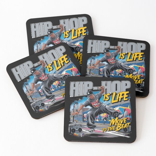 Item preview, Hip-Hop Is Life – Move to the Beat Urban Dance Art designed and sold by BNCH44.