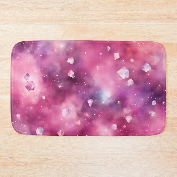 Item preview, Pink Space with Crystal Satellites designed and sold by CalmnessbyChoice.