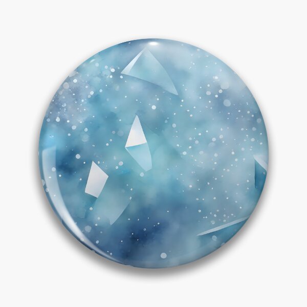Item preview, Abstract Blue Ice Crystals designed and sold by CalmnessbyChoice.