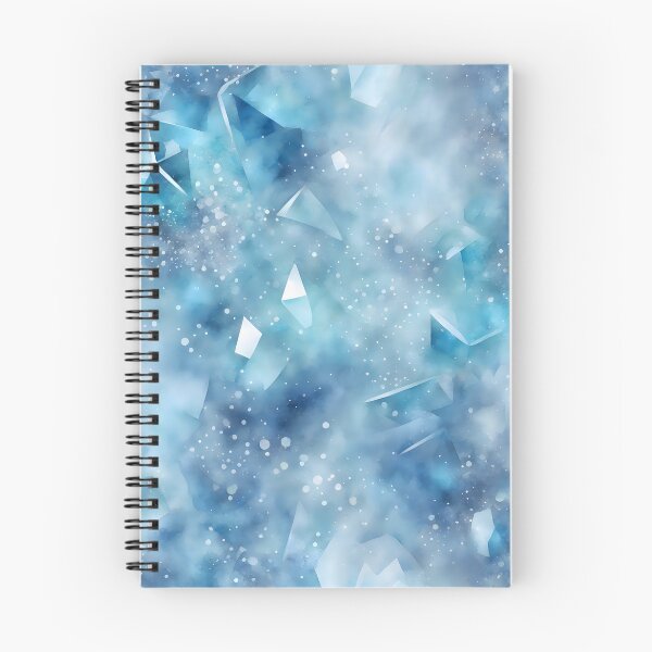 Item preview, Abstract Blue Ice Crystals designed and sold by CalmnessbyChoice.