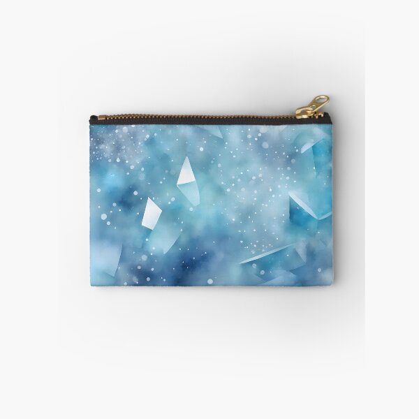 Item preview, Abstract Blue Ice Crystals designed and sold by CalmnessbyChoice.