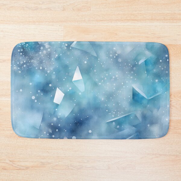 Item preview, Abstract Blue Ice Crystals designed and sold by CalmnessbyChoice.