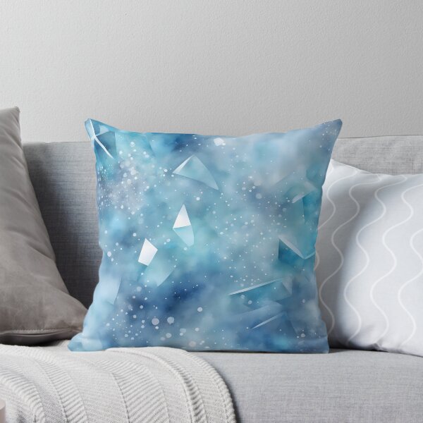 Item preview, Abstract Blue Ice Crystals designed and sold by CalmnessbyChoice.