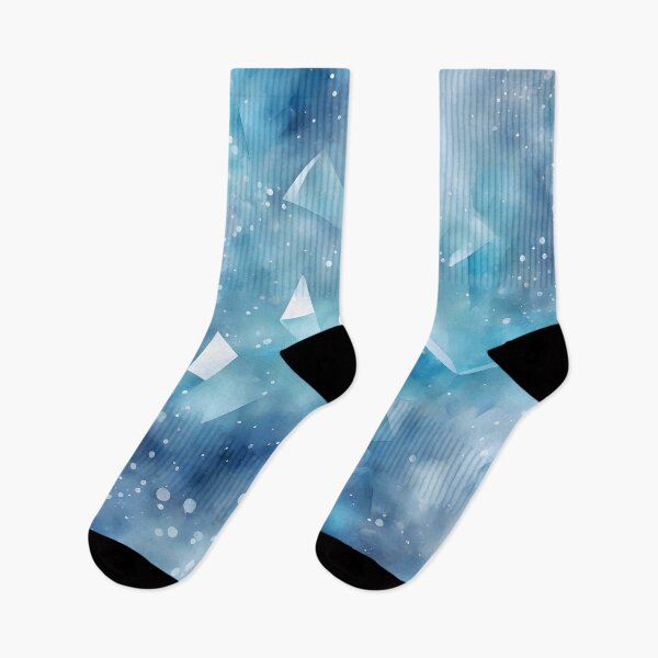Item preview, Abstract Blue Ice Crystals designed and sold by CalmnessbyChoice.