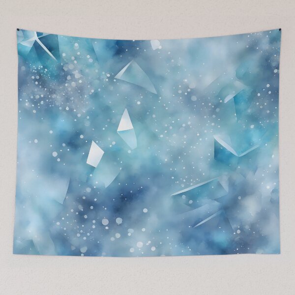 Item preview, Abstract Blue Ice Crystals designed and sold by CalmnessbyChoice.