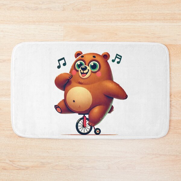 Item preview, Cycling Cute Funny Brown Bears designed and sold by pinkycherry.