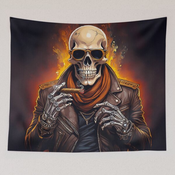 Item preview, Biker Gang Ghost Smoker designed and sold by Kamel Designs.