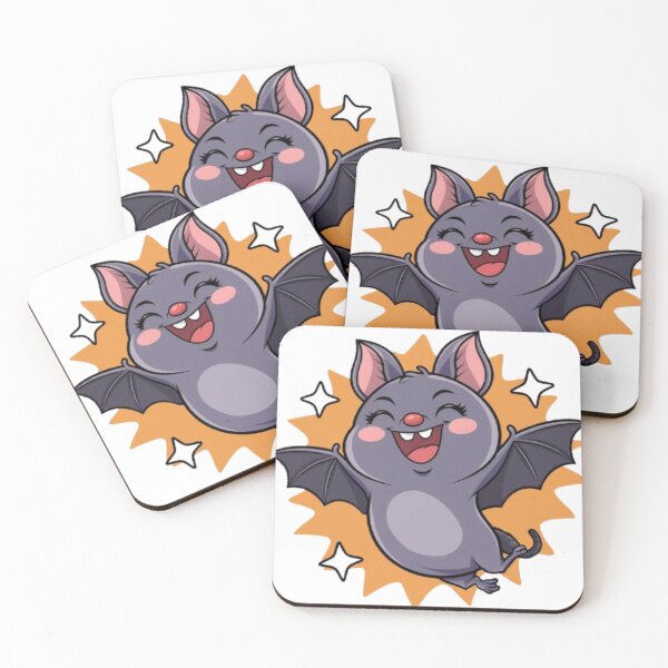 Item preview, cheerful bat designed and sold by AttaboyStudio.