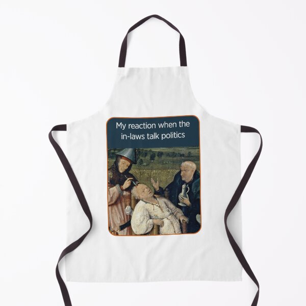 Item preview, When The In-Laws Talk Politics  designed and sold by Angry Swan Designs.