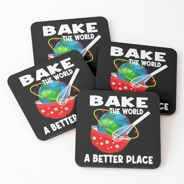 Item preview, Bake the world a better place funny baker designed and sold by Colorfulman.