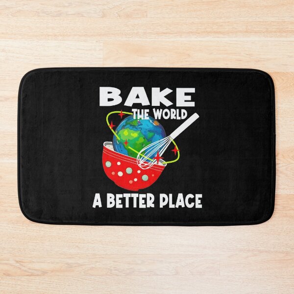 Item preview, Bake the world a better place funny baker designed and sold by Colorfulman.
