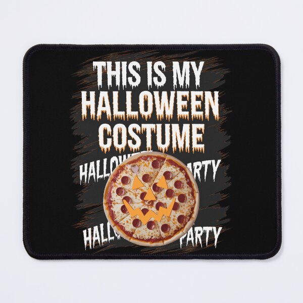 Item preview, This Is My Halloween Costume Pizza Jack-o'-Lantern designed and sold by Quirky Shirts.