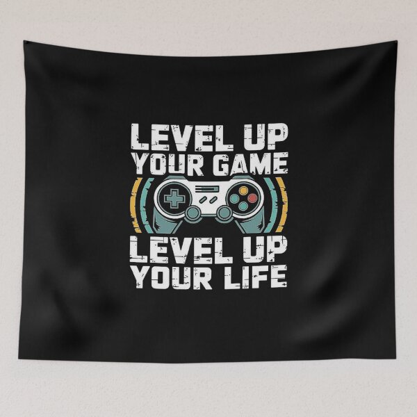 Item preview, Level Up Your Game, Level Up Your Life Motivational art designed and sold by love3617.