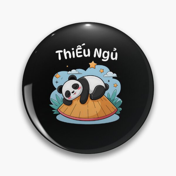 Item preview, Thiếu Ngủ Panda: Sleepy Vibes designed and sold by Bong Dao Design.
