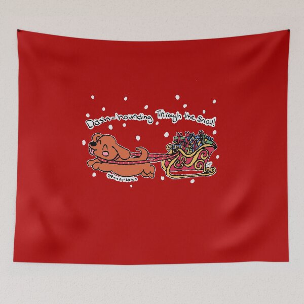 Item preview, Dash-hounding Through The Snow designed and sold by Pundorables.