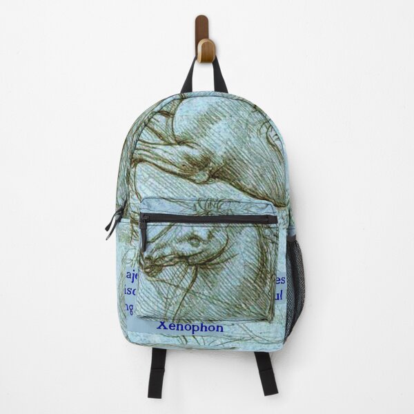 Item preview, DaVinci sketch of horse and rider designed and sold by The Artful Horse.