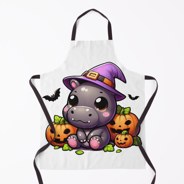 Item preview, Happy Halloween Moodeng pygmy hippo designed and sold by ChouWorkDesign.