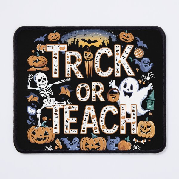 Item preview, Trick or Teach Fun Halloween Teacher designed and sold by Quirky Shirts.