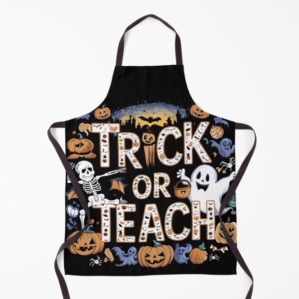Item preview, Trick or Teach Fun Halloween Teacher designed and sold by Quirky Shirts.