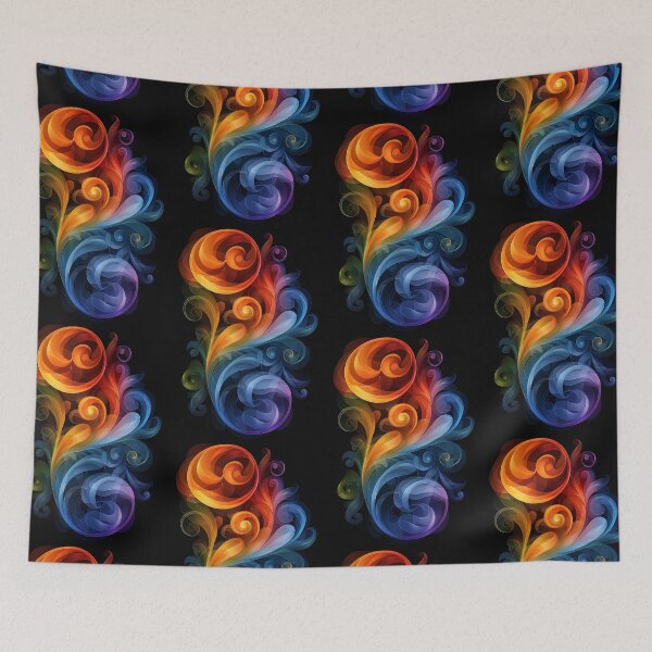 Item preview, An abstract swirl pattern 1 designed and sold by IreneRuya.