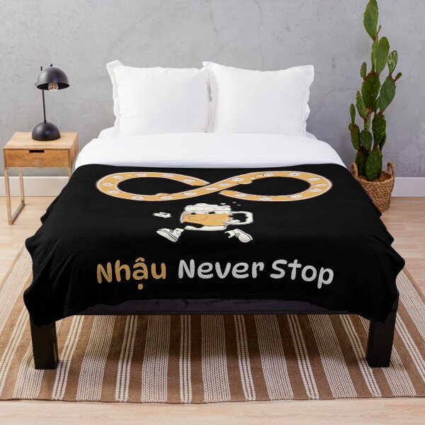 Aperçu de l'œuvre Nhậu Never Stop - La culture de la boisson vietnamienne, cadeau pour les fêtards, ambiance pour les amateurs de bière créée et vendue par Bong Dao Design.