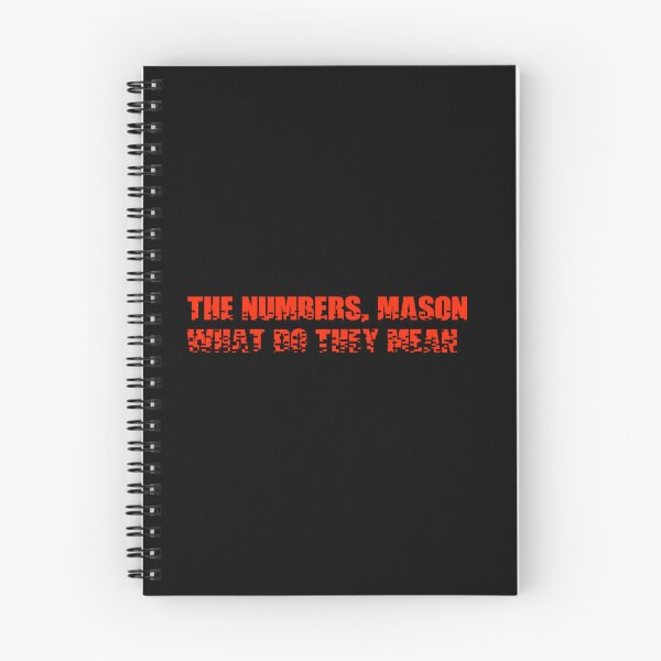 Item preview, the numbers mason designed and sold by Gam3Wear.