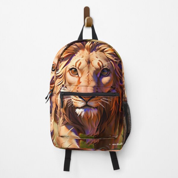 Item preview, African Lion with Large Mane Safari Painting designed and sold by Yogibear & Rachelle .