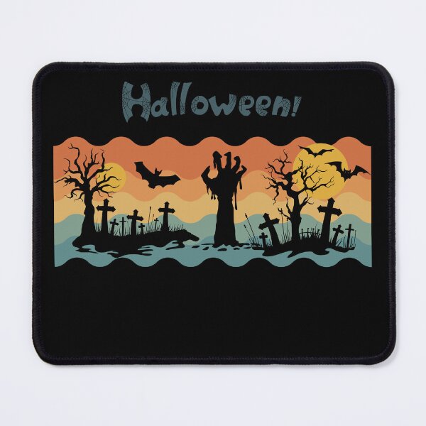 Item preview, Retro Halloween Vintage.Happy Halloween.Spooky cemetery. designed and sold by JAGA-ALIME.