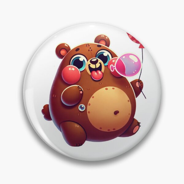 Item preview, Love Balloon Cute Funny Brown Bears designed and sold by pinkycherry.