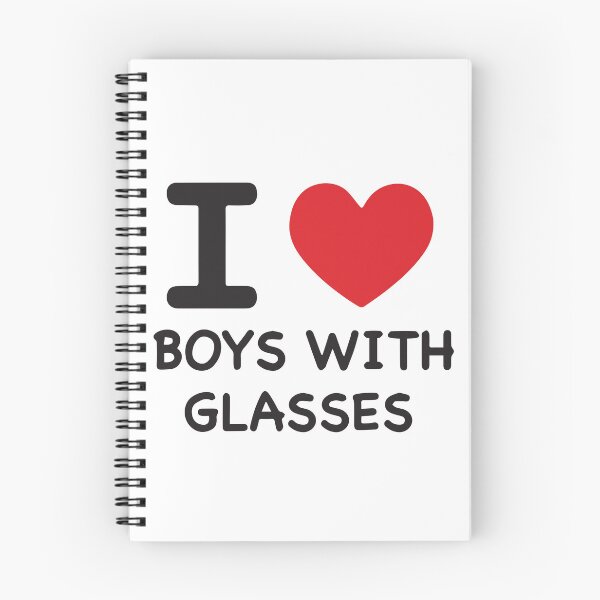 Item preview, I love boys with glasses designed and sold by BrownHorse90s.