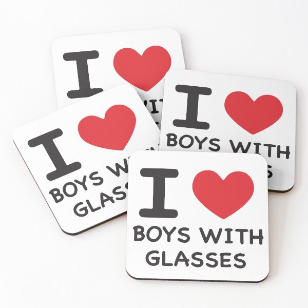 Item preview, I love boys with glasses designed and sold by BrownHorse90s.