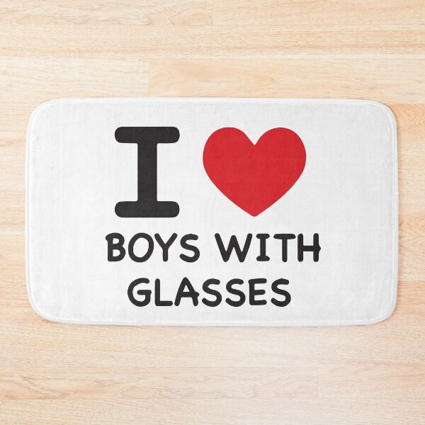 Item preview, I love boys with glasses designed and sold by BrownHorse90s.