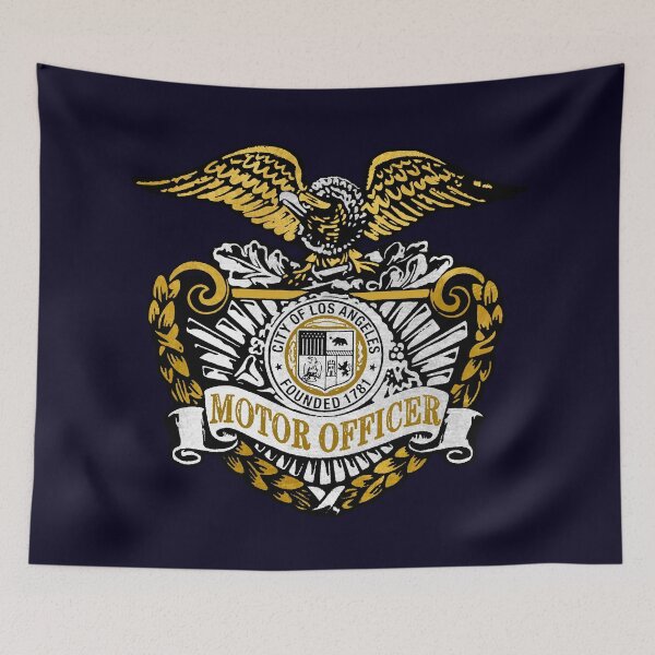Item preview, Los Angeles Motor Officer; USA; designed and sold by StickerApe.