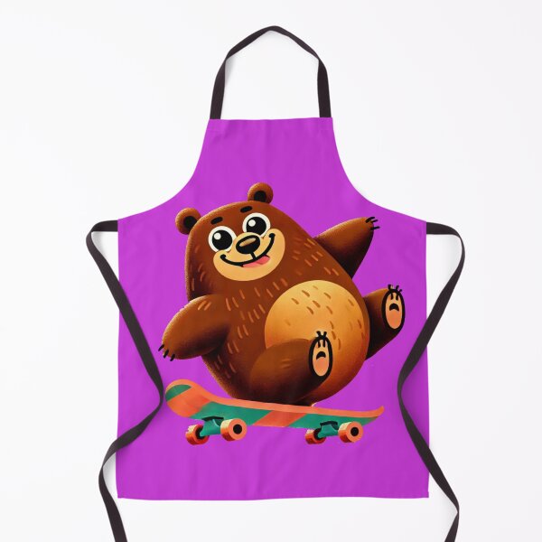 Item preview, Roller Blading Cute Funny Brown Bears designed and sold by pinkycherry.