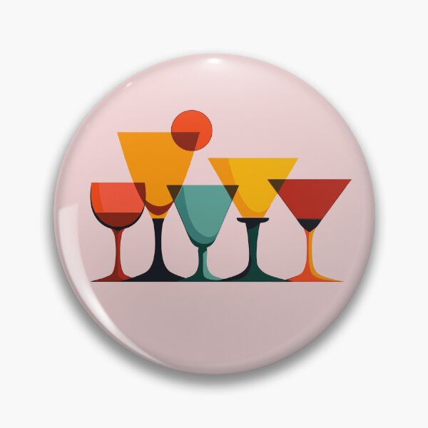 Item preview, Five Sundowner Cocktails Mid-Century Retro Design designed and sold by taiche.