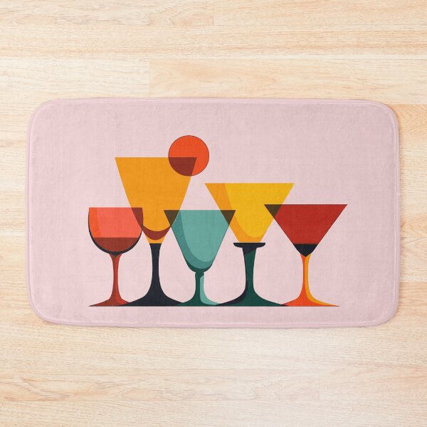 Item preview, Five Sundowner Cocktails Mid-Century Retro Design designed and sold by taiche.